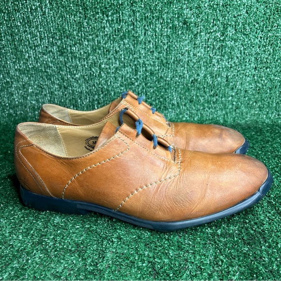 John Fluevog Men's Size 9 Brown Leather Lace Up Shoes